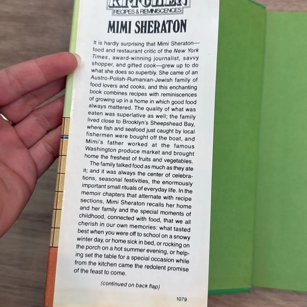 1st Ed/Prt From My Mother’s Kitchen Cookbook‎